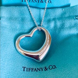 Tiffany & Co. XL 36mm Open Heart on a 30” Chain